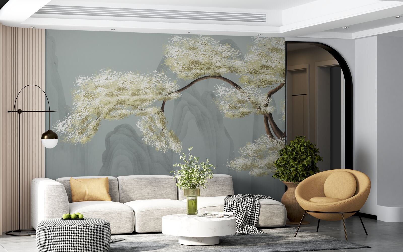 Fototapet copac de polen