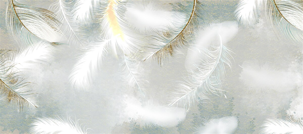 Fototapet pene în fundal