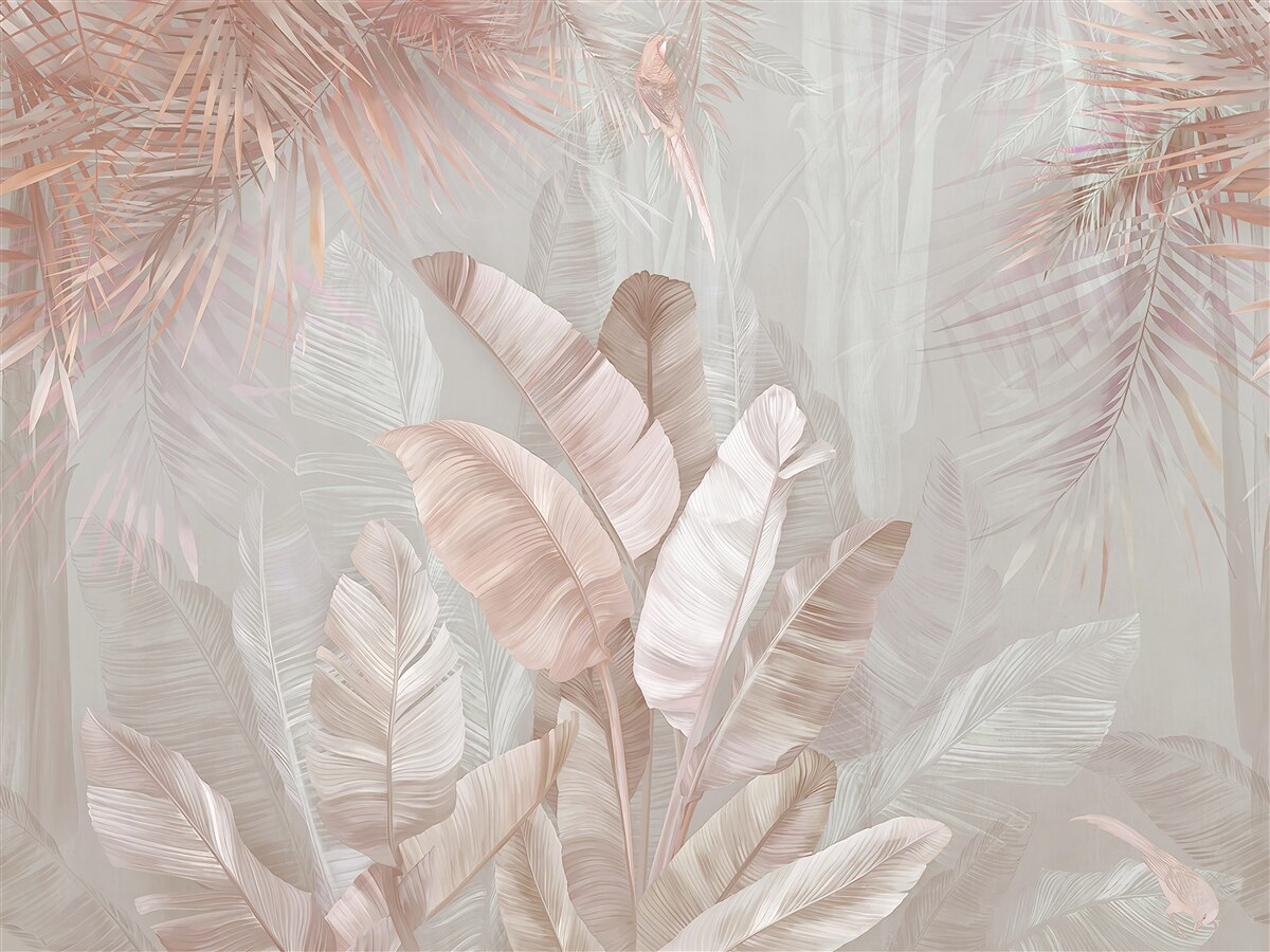 Fototapet dimineață tropicală plină de tandrețe