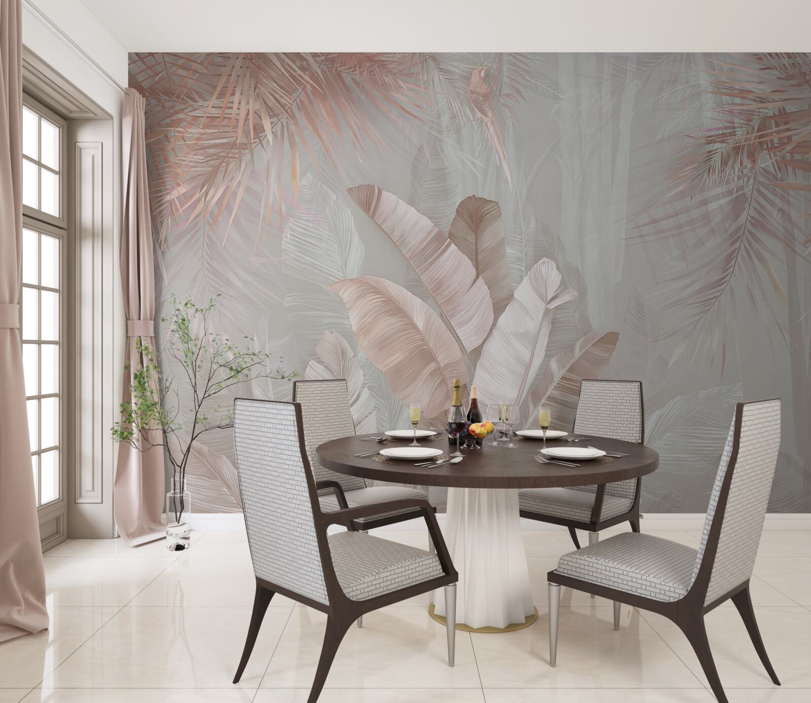 Fototapet dimineață tropicală plină de tandrețe