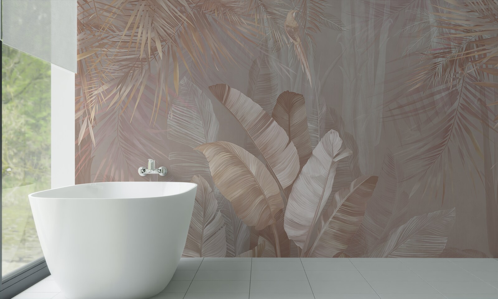 Fototapet buchet de pene multicolore