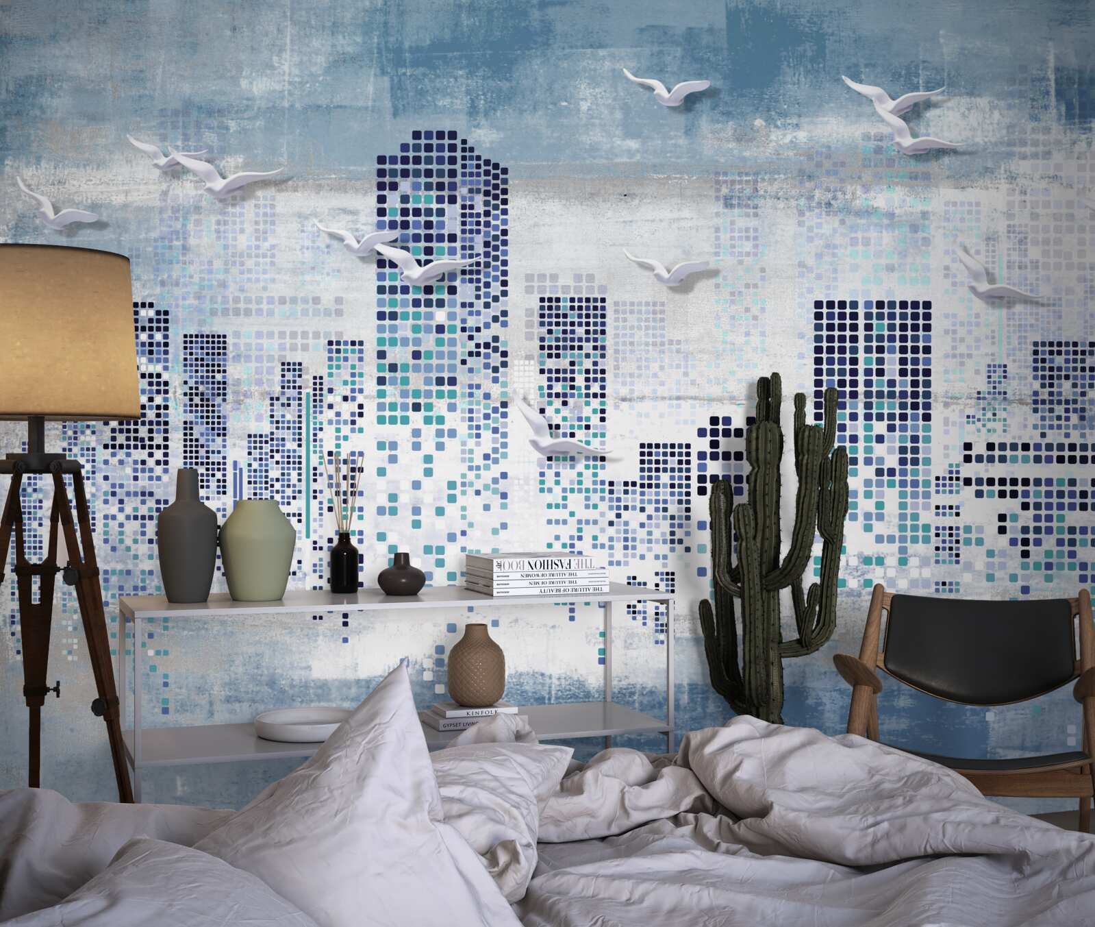 Fototapet new york pixelat