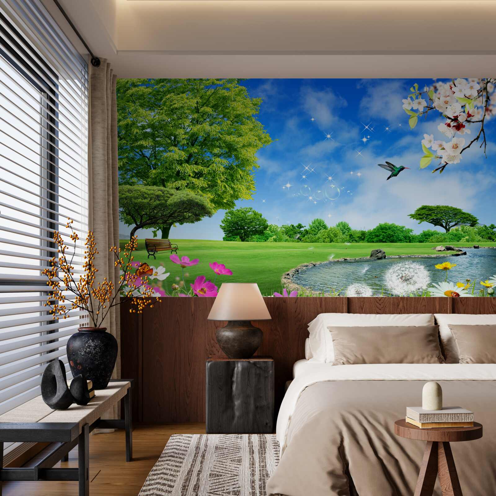 Fototapet vedere panoramică uluitoare peste vară