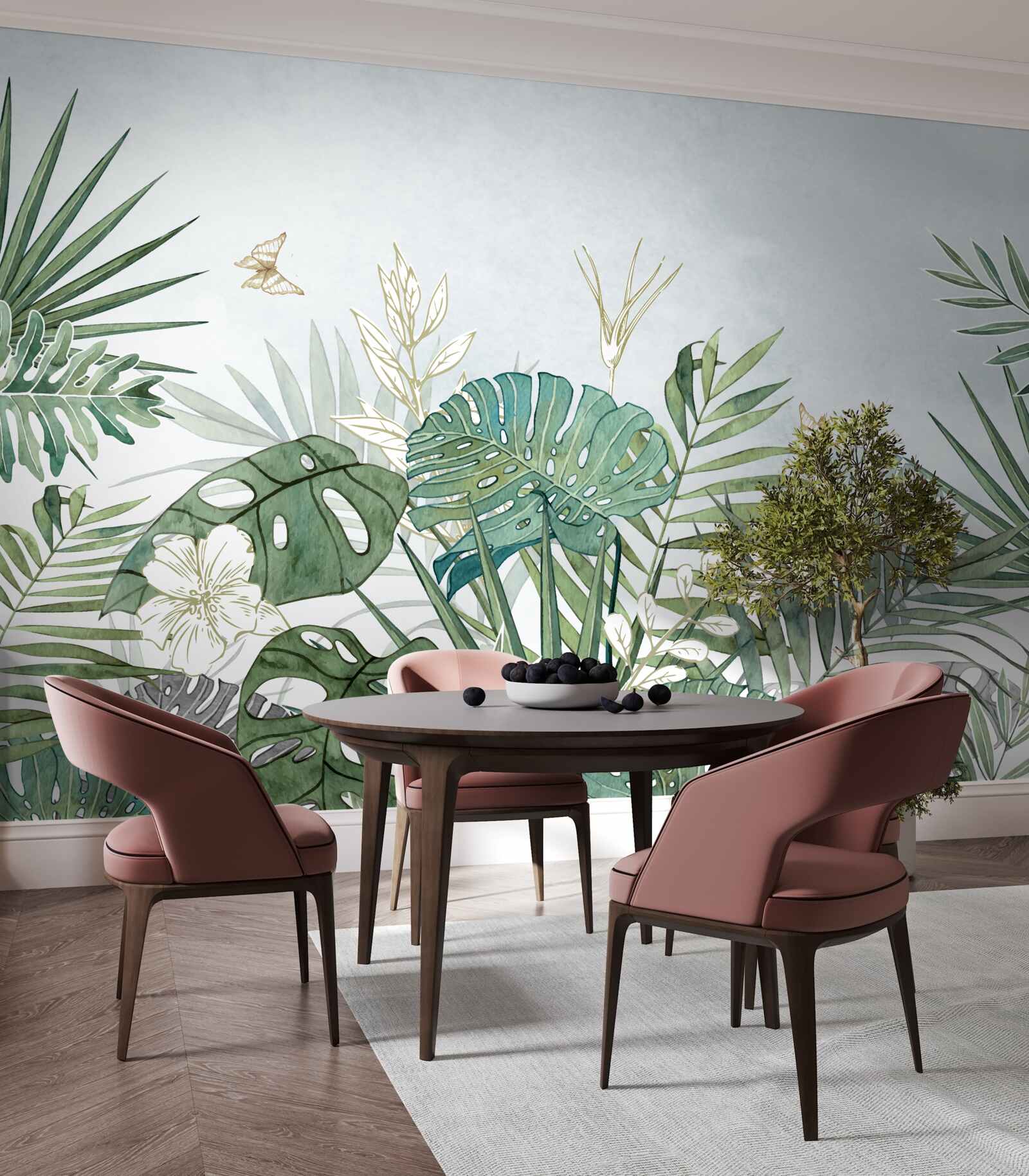 Fototapet diversitatea florei în regiunea tropicală