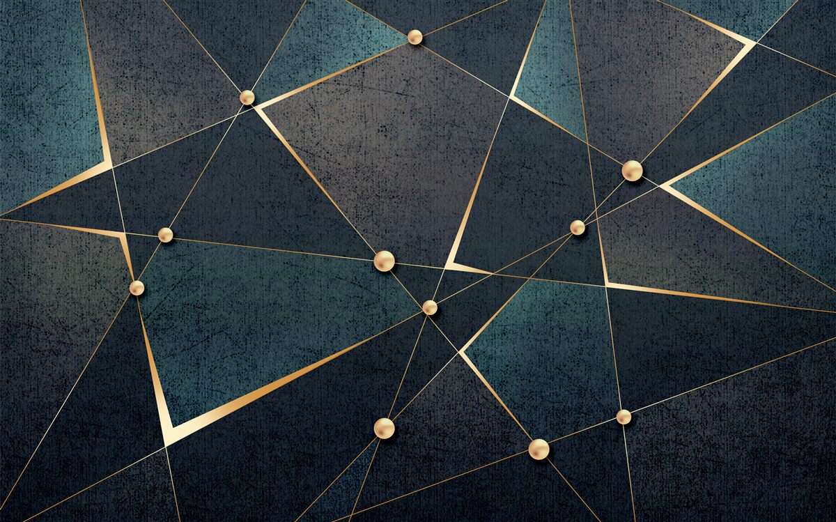 Fototapet sclipiri de lumină în noaptea întunecată