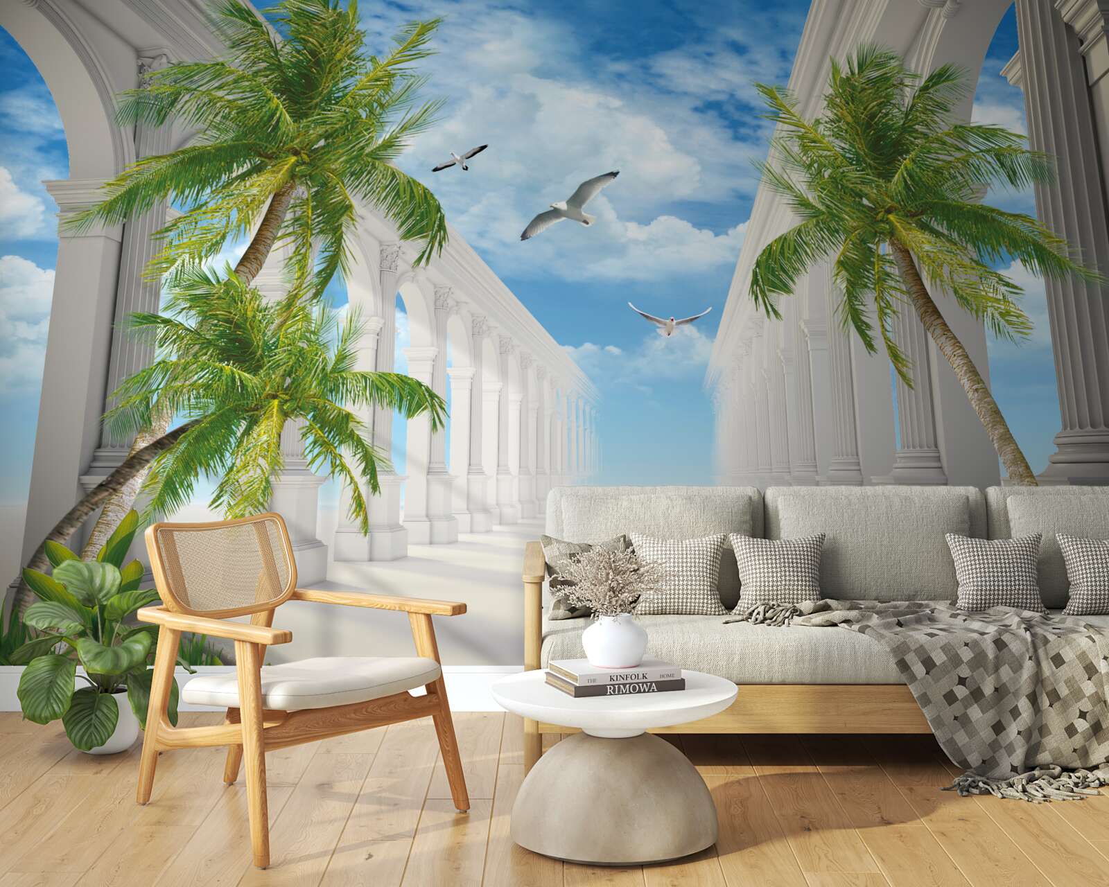 Fototapet Arce magnifice albe ca zăpada