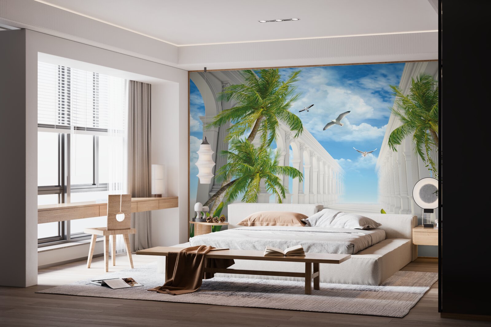 Fototapet Arce magnifice albe ca zăpada