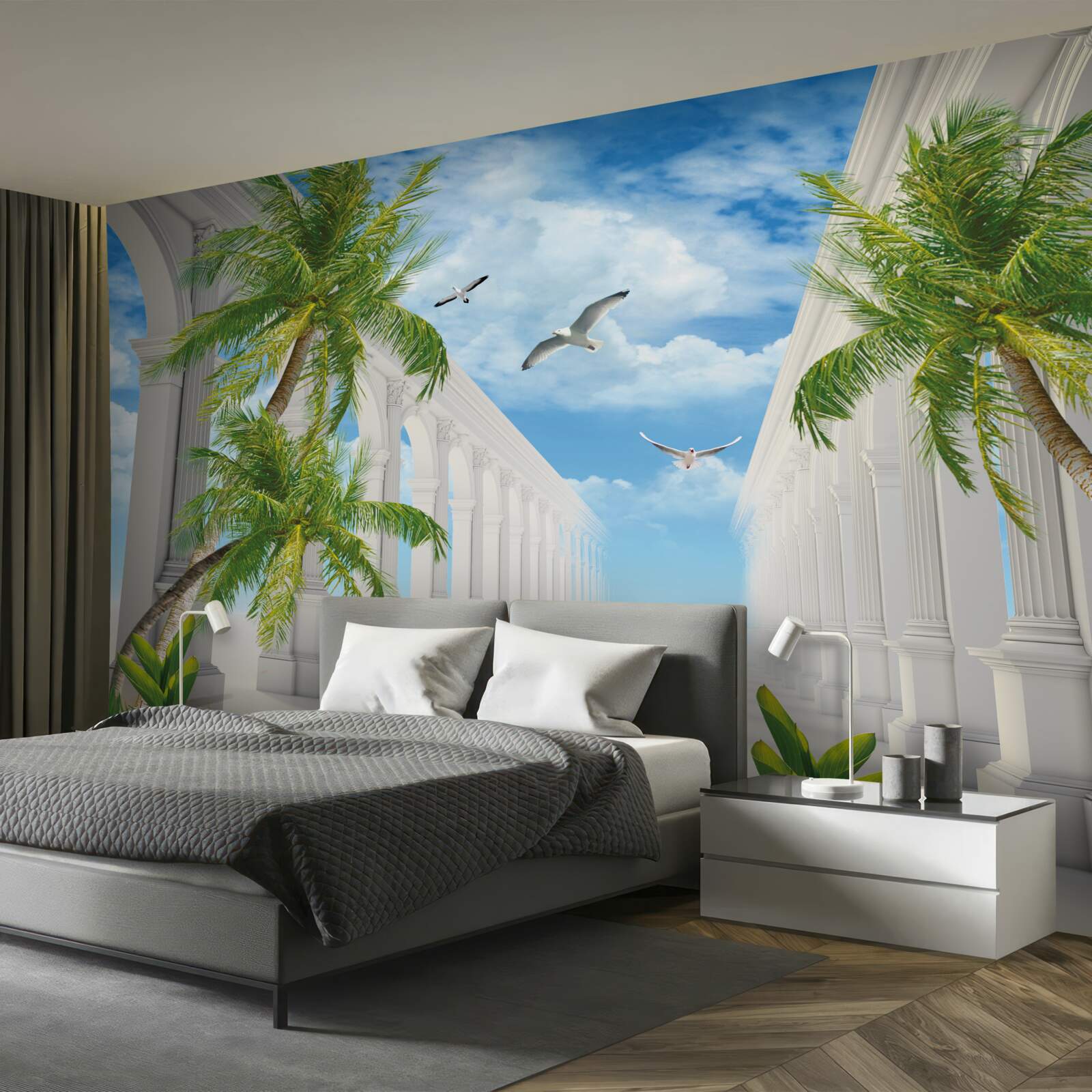 Fototapet Arce magnifice albe ca zăpada