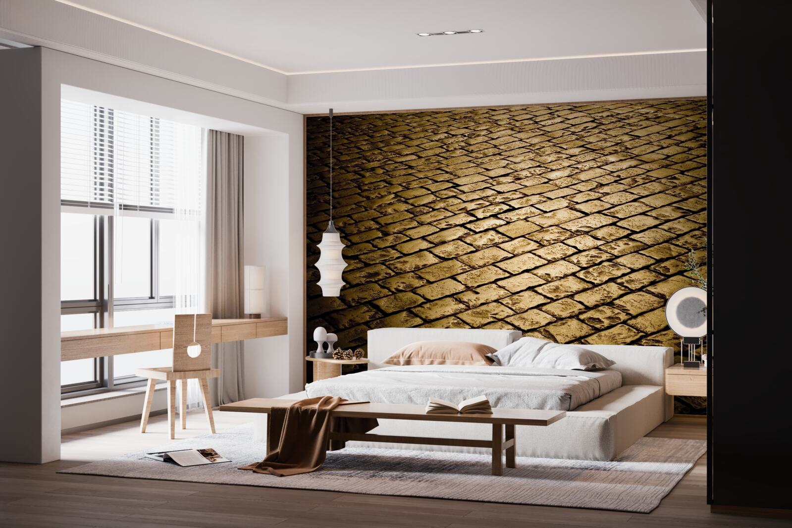 Fototapet pavele așezate seara