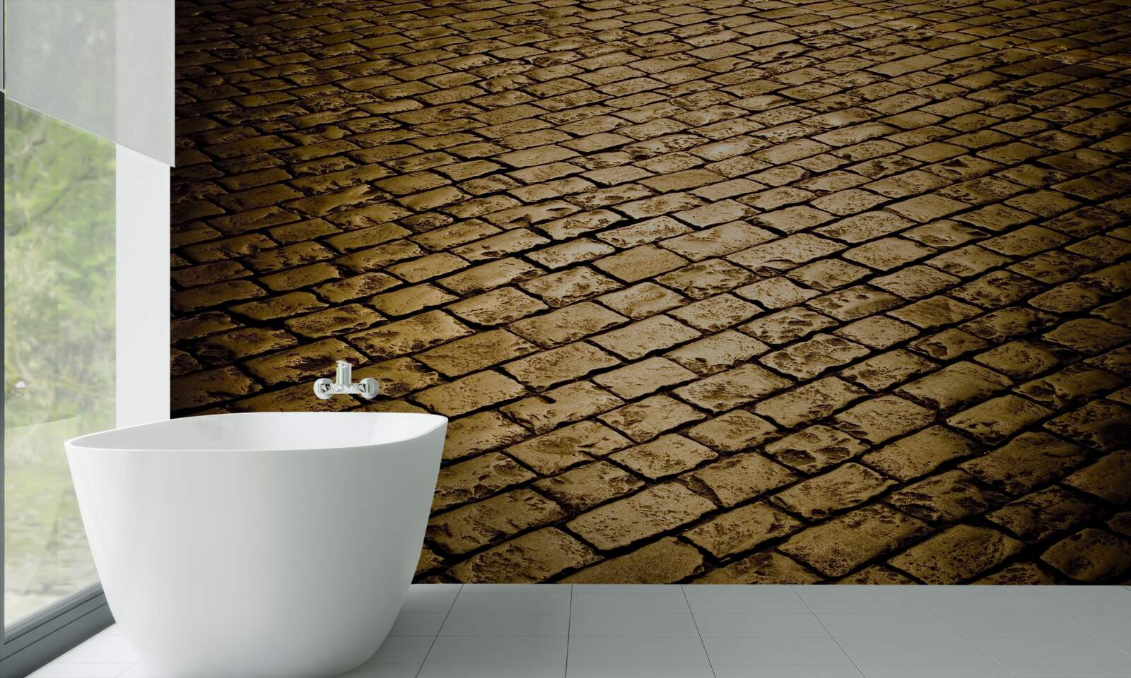 Fototapet pavele așezate seara