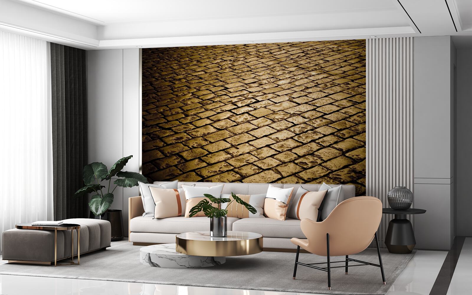 Fototapet pavele așezate seara