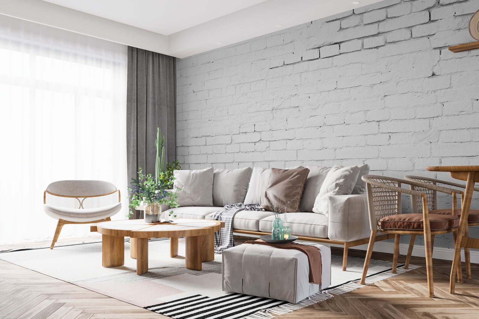 Fototapet piatră albă cărămidă placare structură