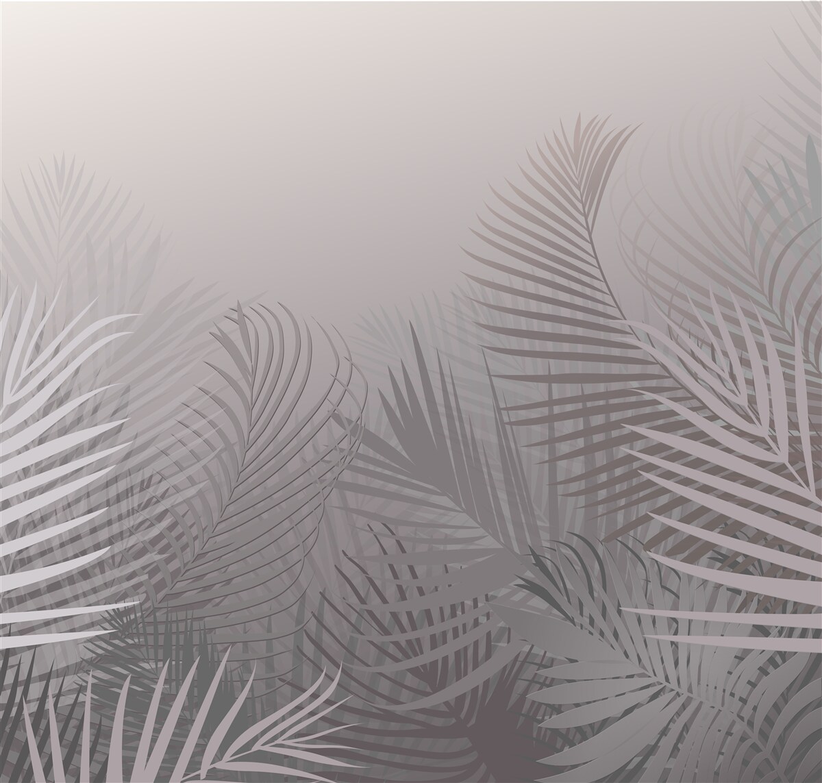 Fototapet timpul zorilor fumurii în pădurea tropicală