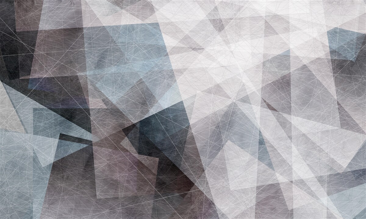 Fototapet abstractul conține triunghiuri gri