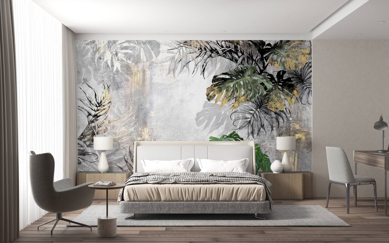 Fototapet ploaie în pădurea tropicală