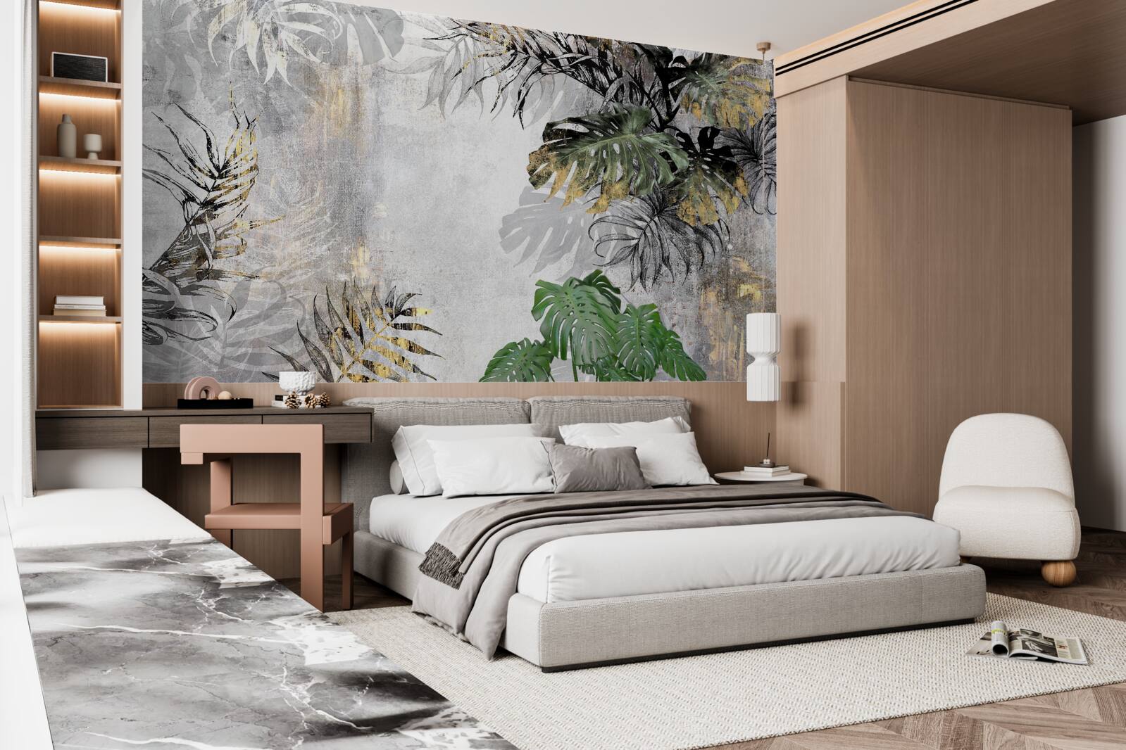 Fototapet ploaie în pădurea tropicală