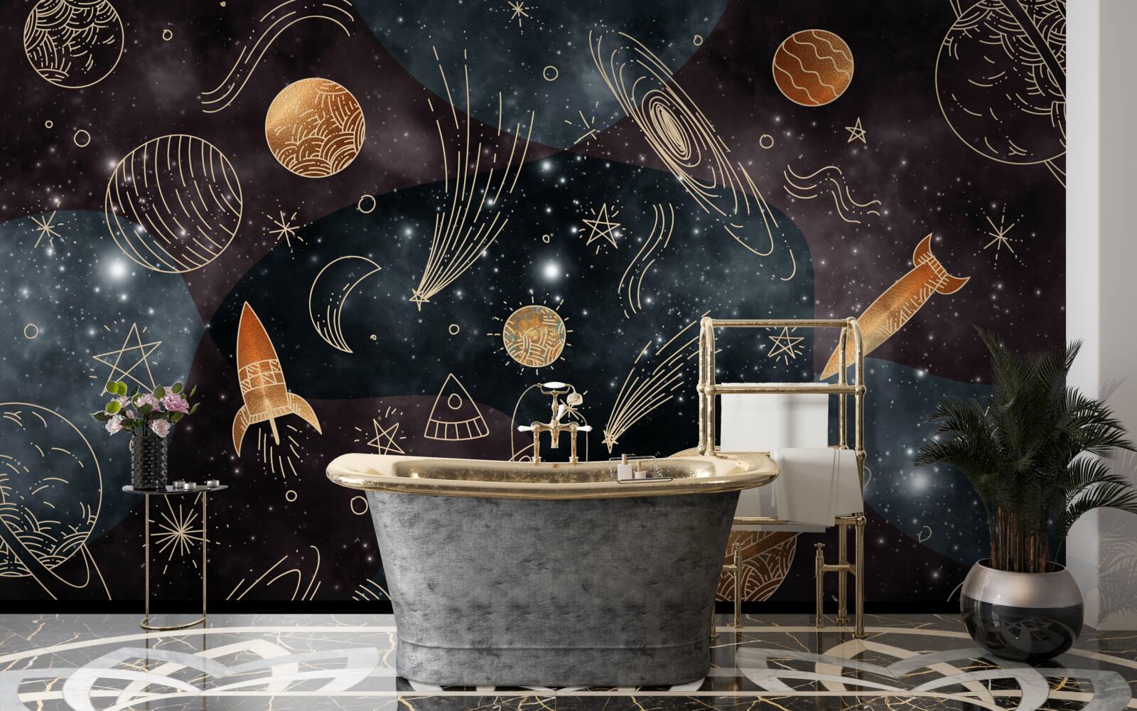 Fototapet explorarea spațiului și astronomie