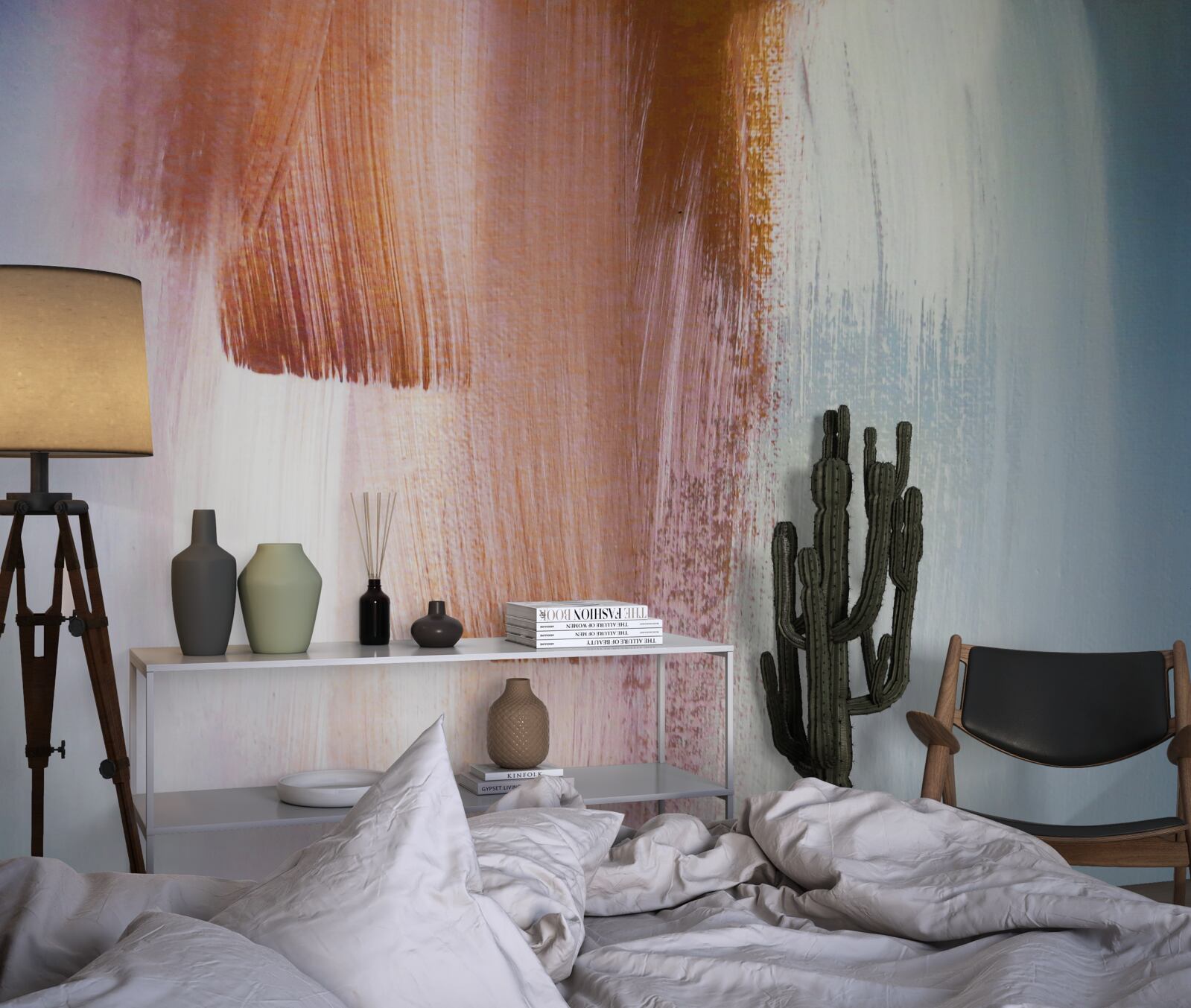 Fototapet tușe abstracte colorate