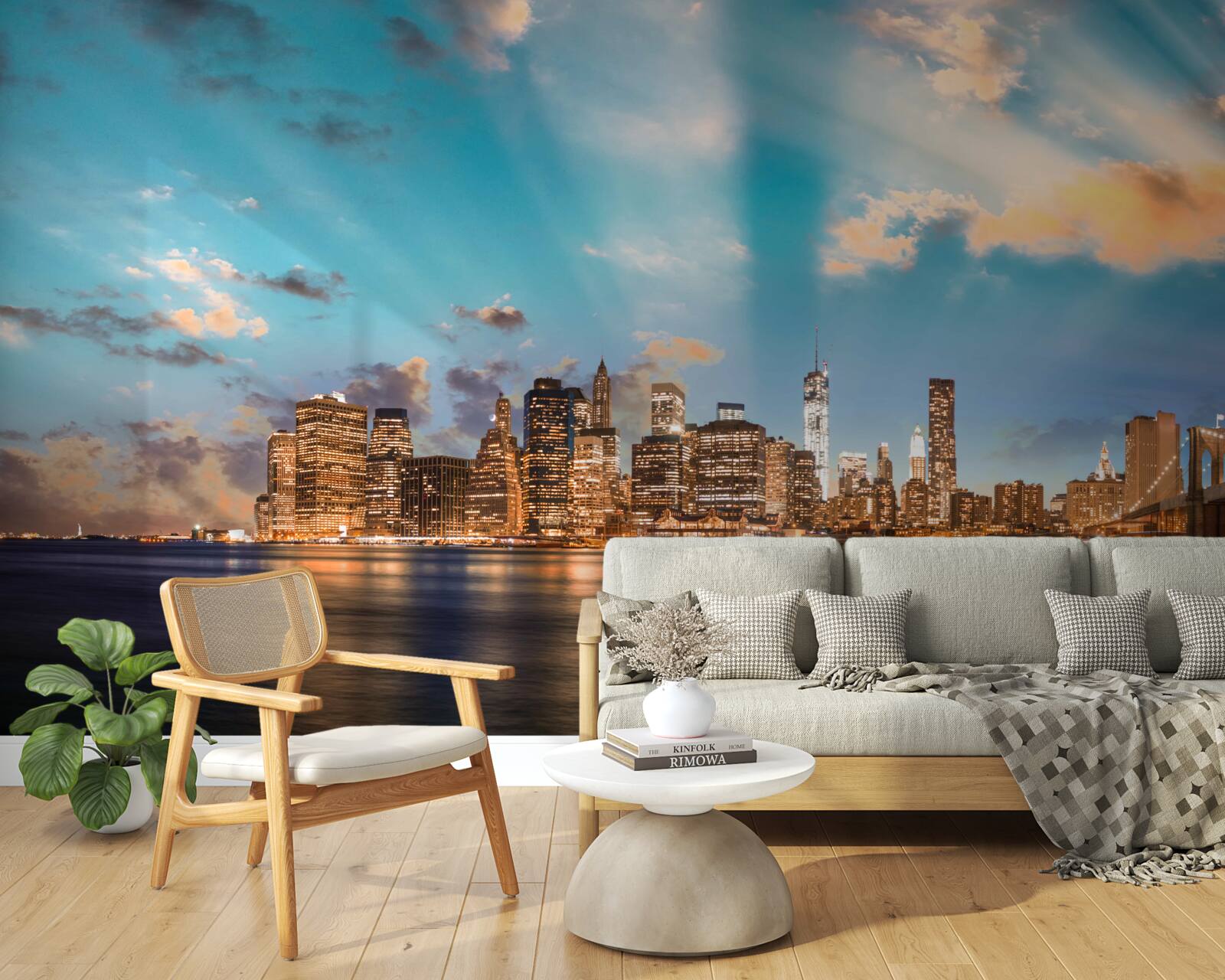 Fototapet podul brooklyn și manhattan în new york