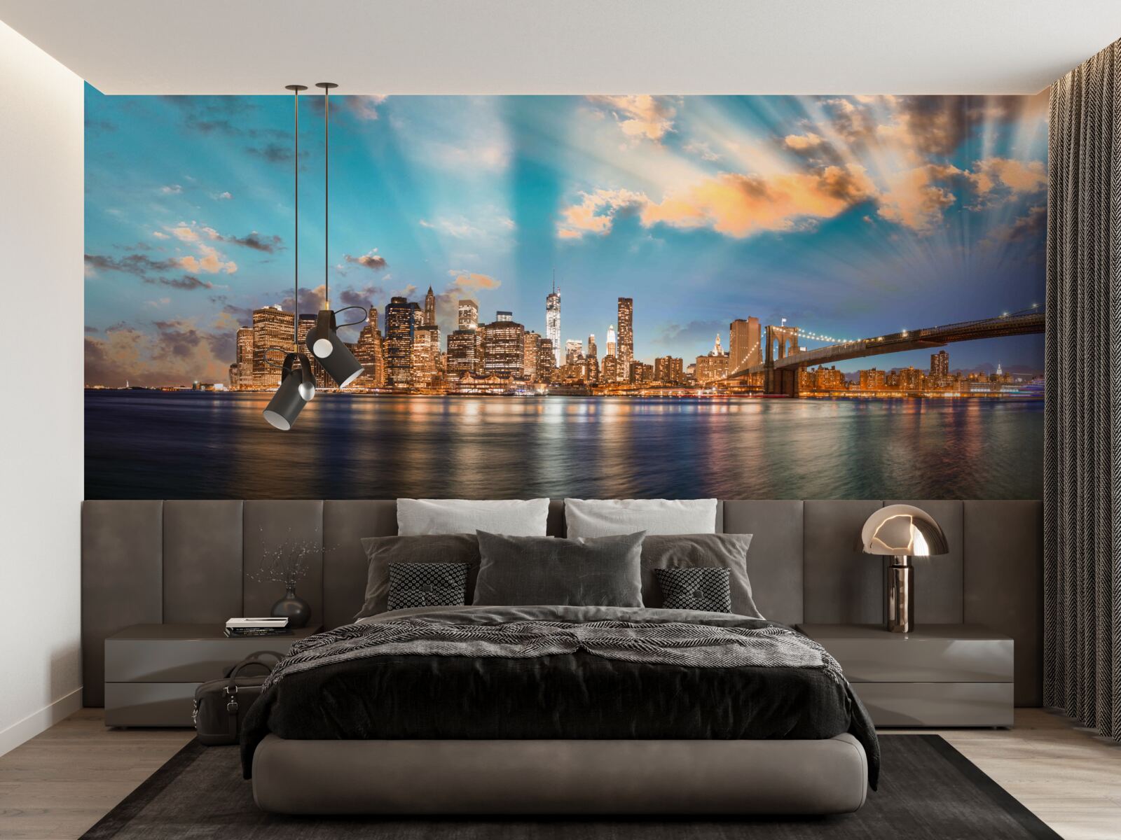 Fototapet podul brooklyn și manhattan în new york