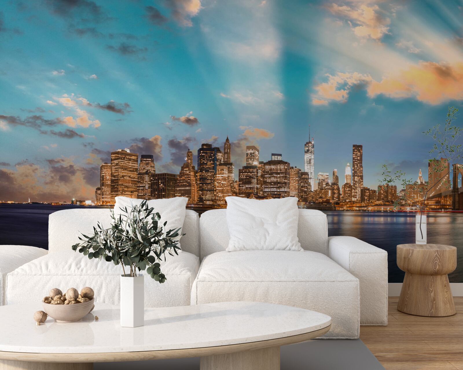 Fototapet podul brooklyn și manhattan în new york