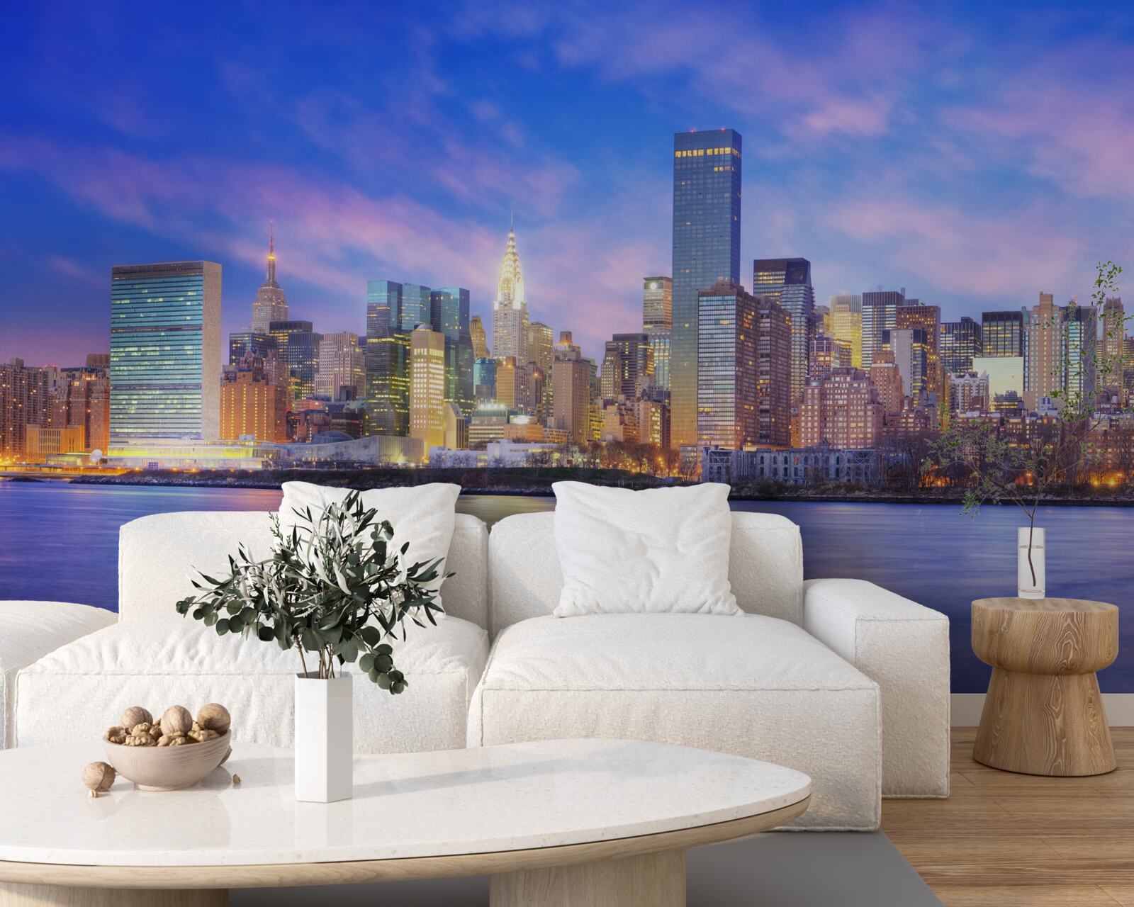 Fototapet vedere la zgârie-norii orașului