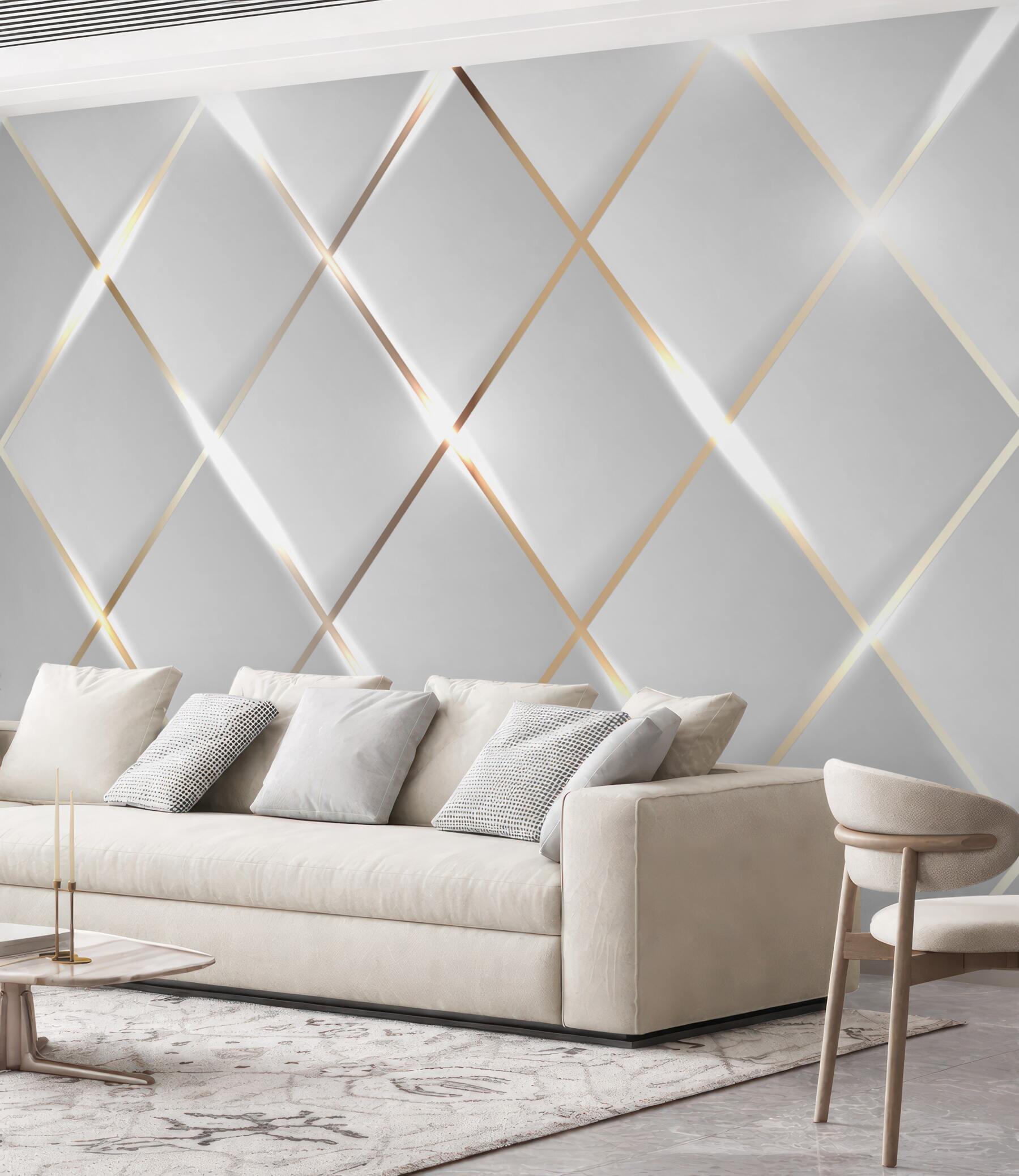 Fototapeta komplety porcelany złotej i srebrnej