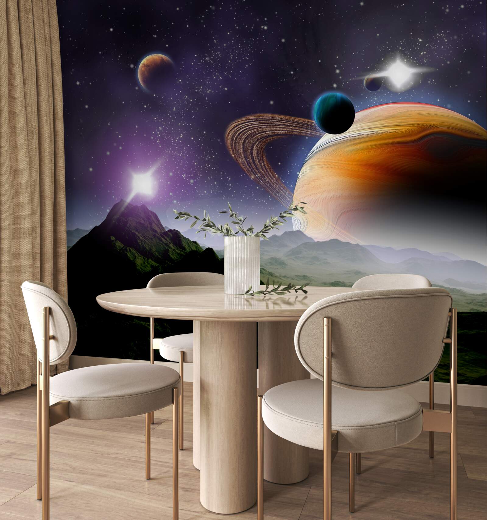 Fototapet spațiul magic al stelelor