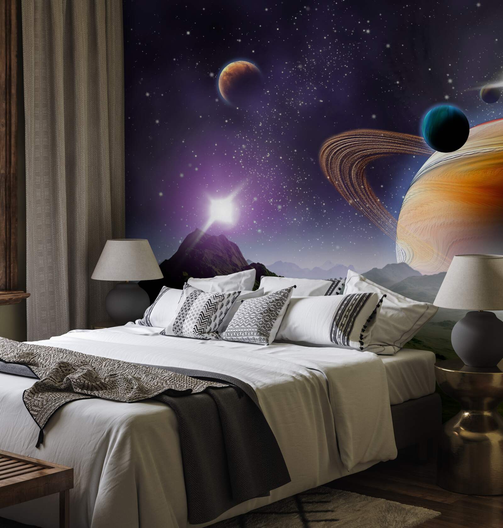 Fototapet spațiul magic al stelelor