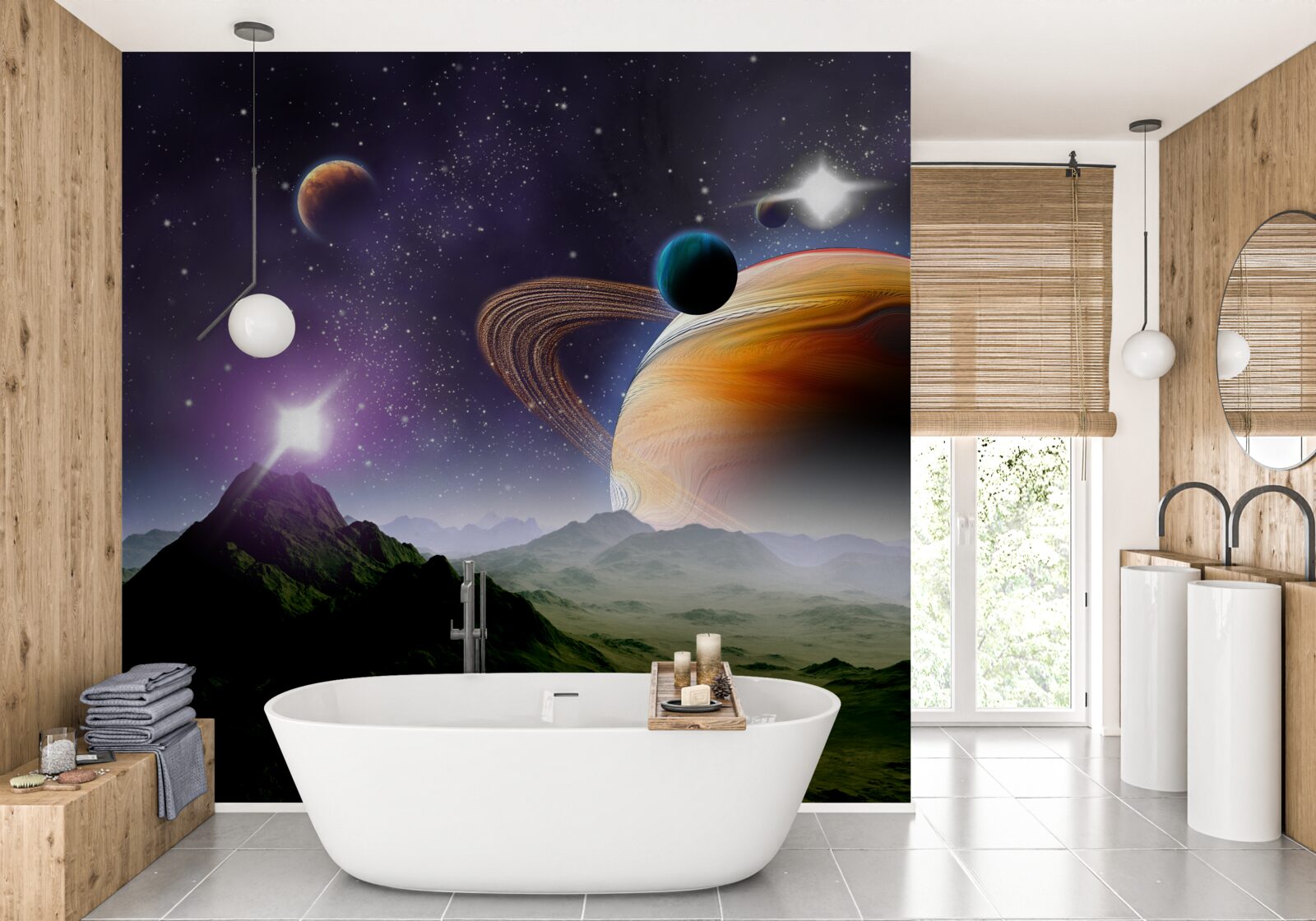 Fototapet spațiul magic al stelelor