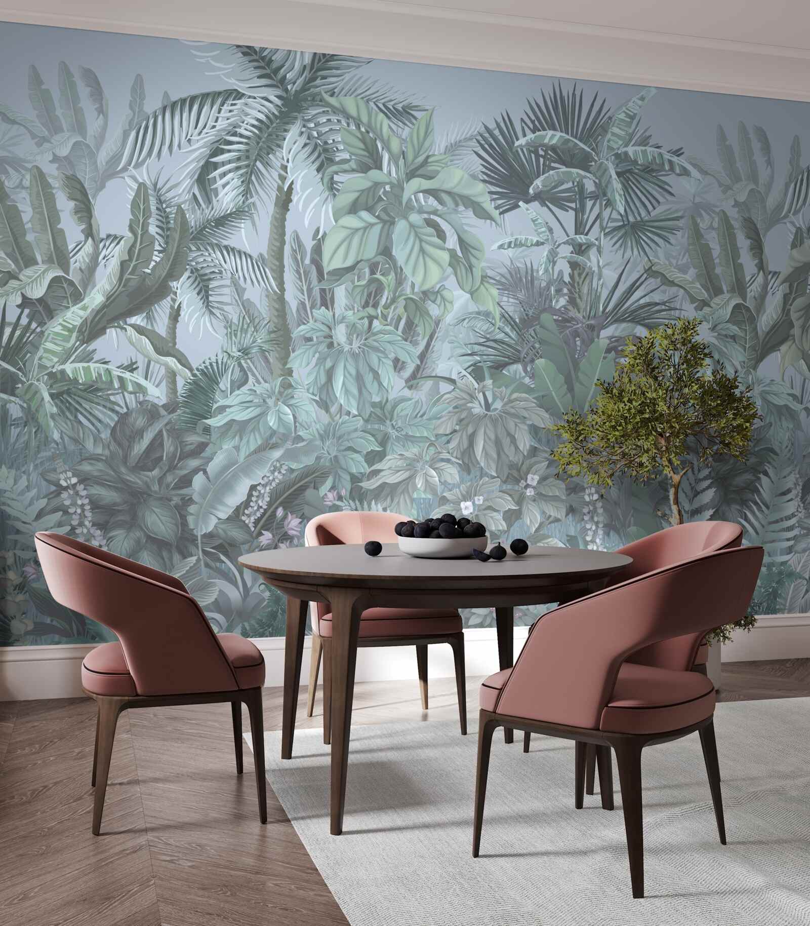 Fototapet întuneric în junglă