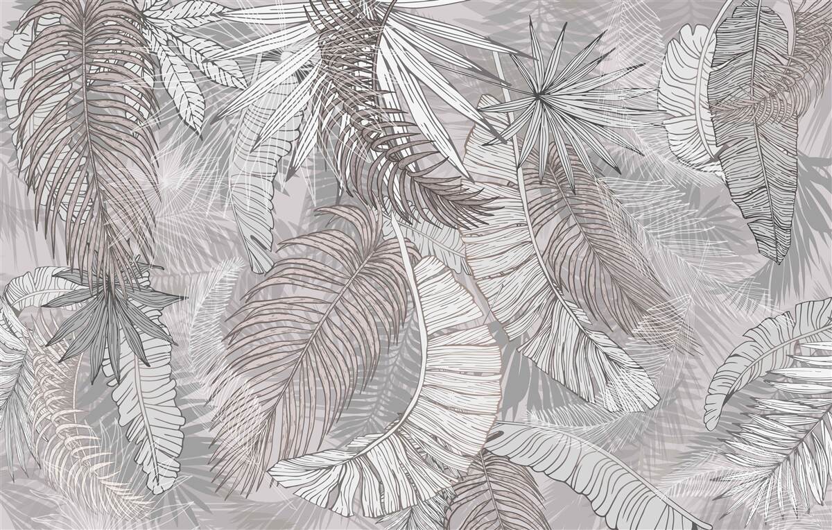 Fototapet o junglă plină de vegetație