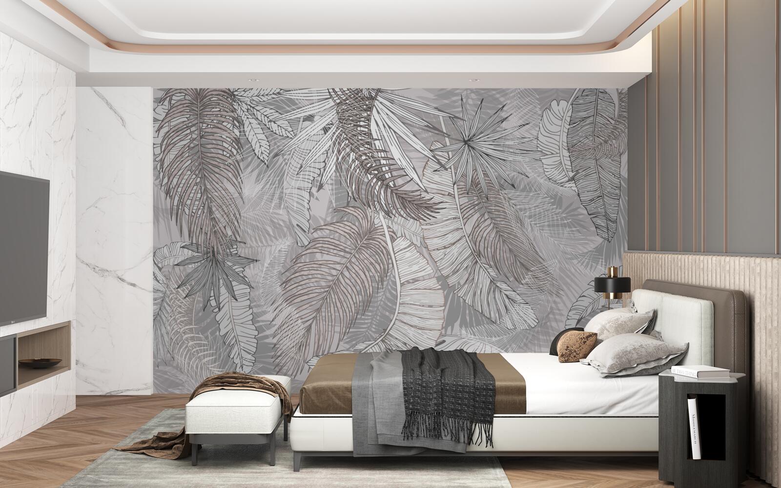 Fototapet o junglă plină de vegetație