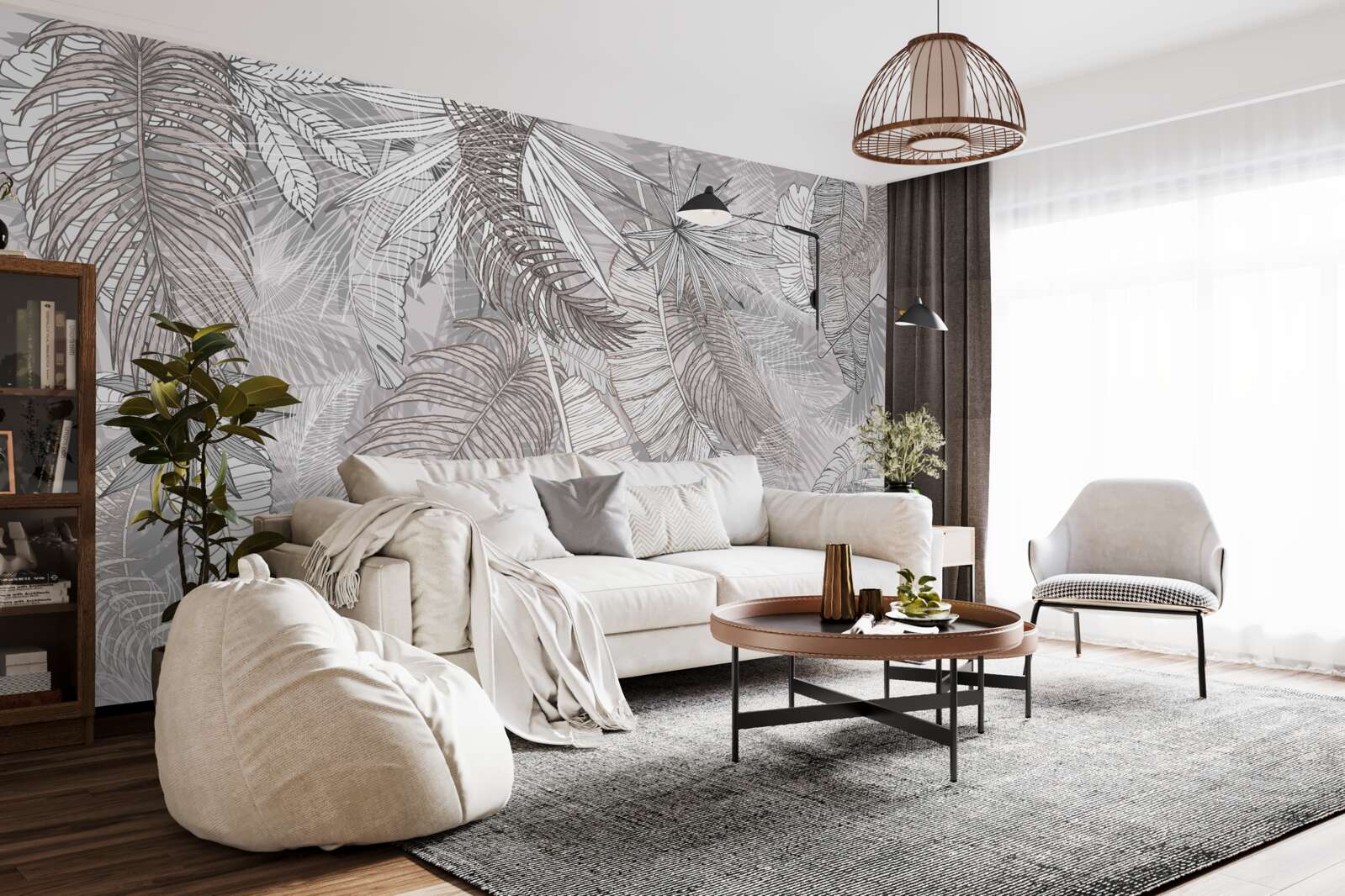 Fototapet o junglă plină de vegetație