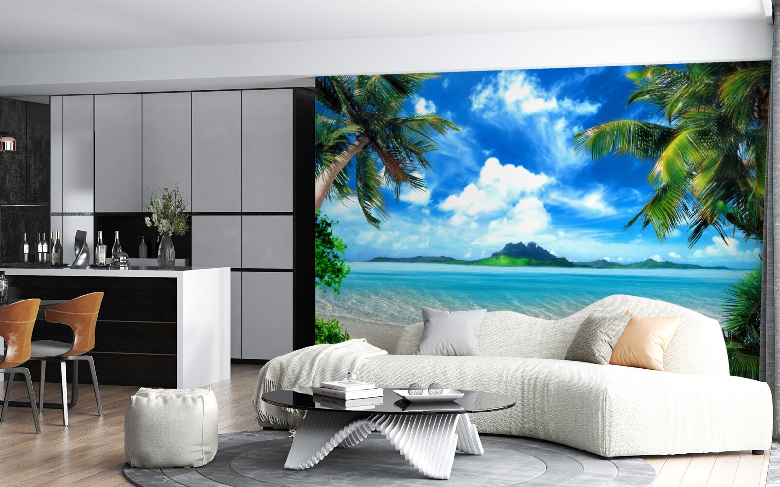 Fototapet paradis la tropice