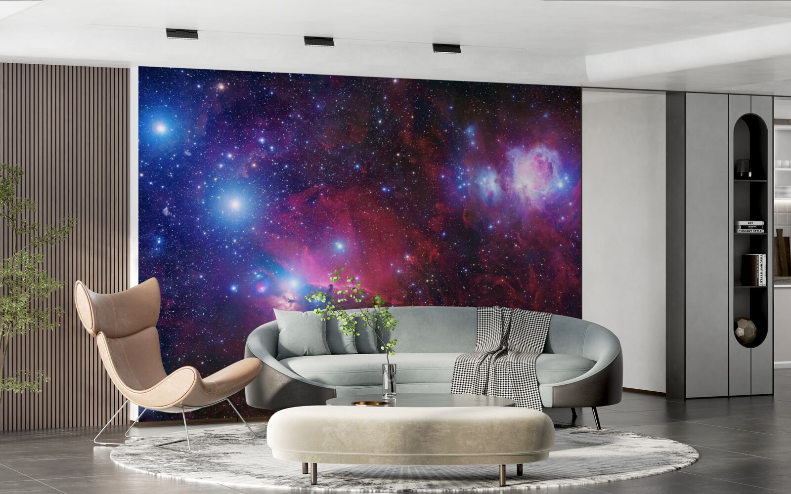 Fototapet un cer înstelat acoperit de noapte