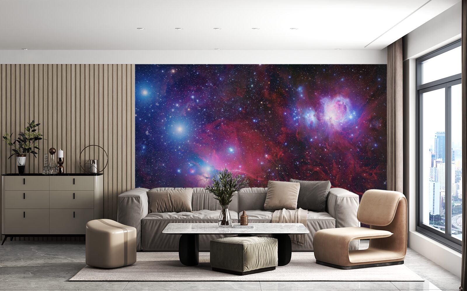 Fototapet un cer înstelat acoperit de noapte