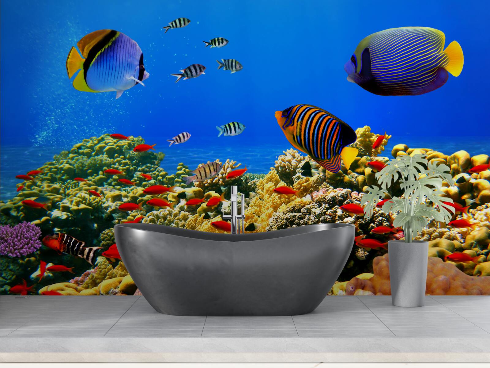 Fototapet adâncurile neterminate ale oceanului și ale locuitorilor săi