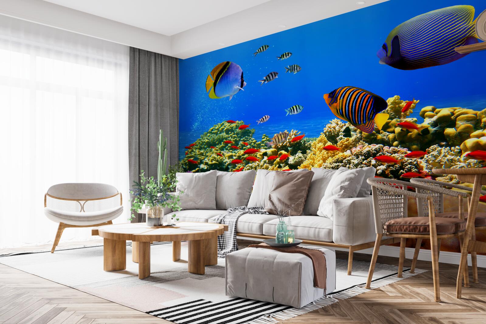 Fototapet adâncurile neterminate ale oceanului și ale locuitorilor săi