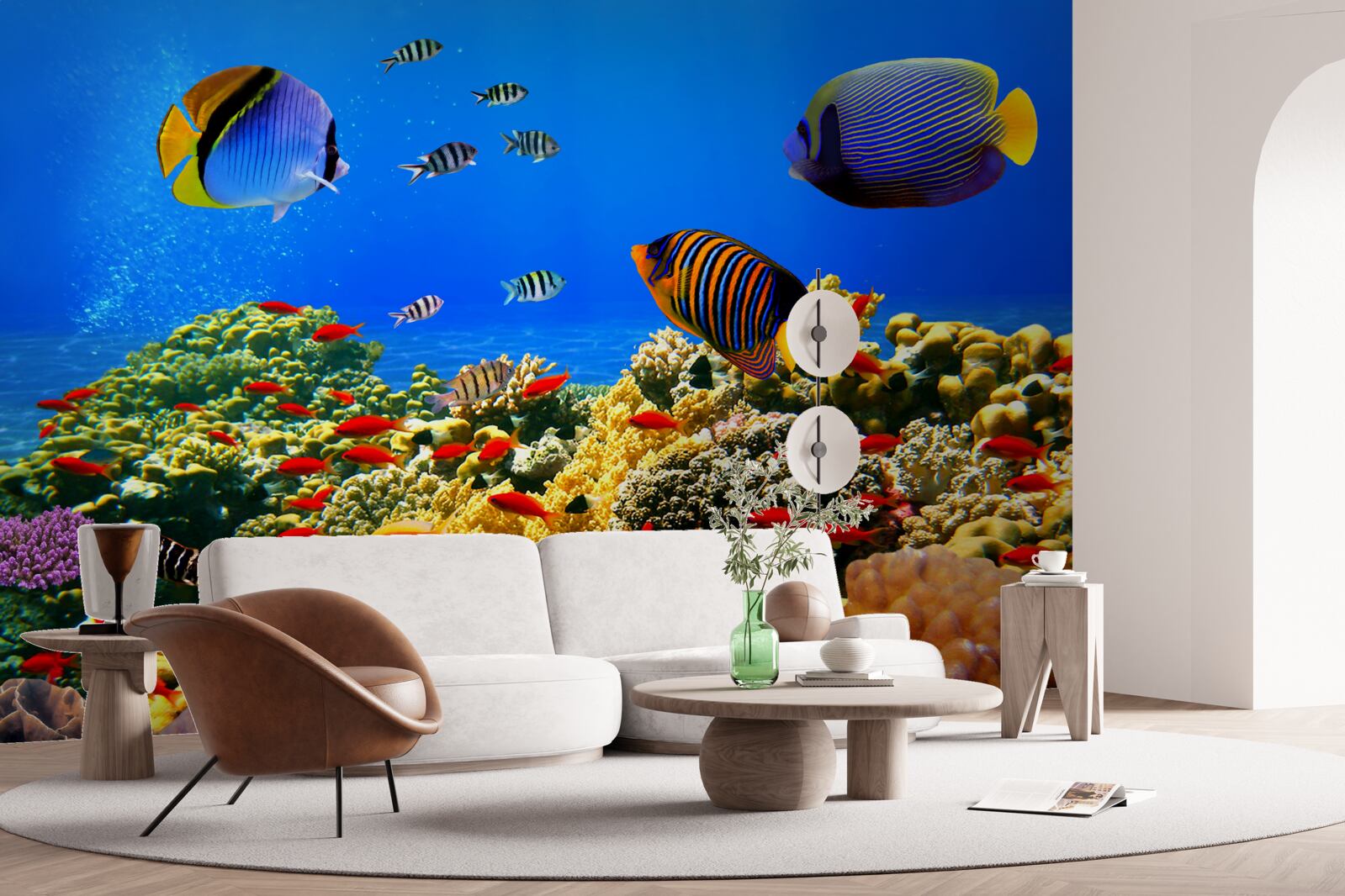 Fototapet adâncurile neterminate ale oceanului și ale locuitorilor săi