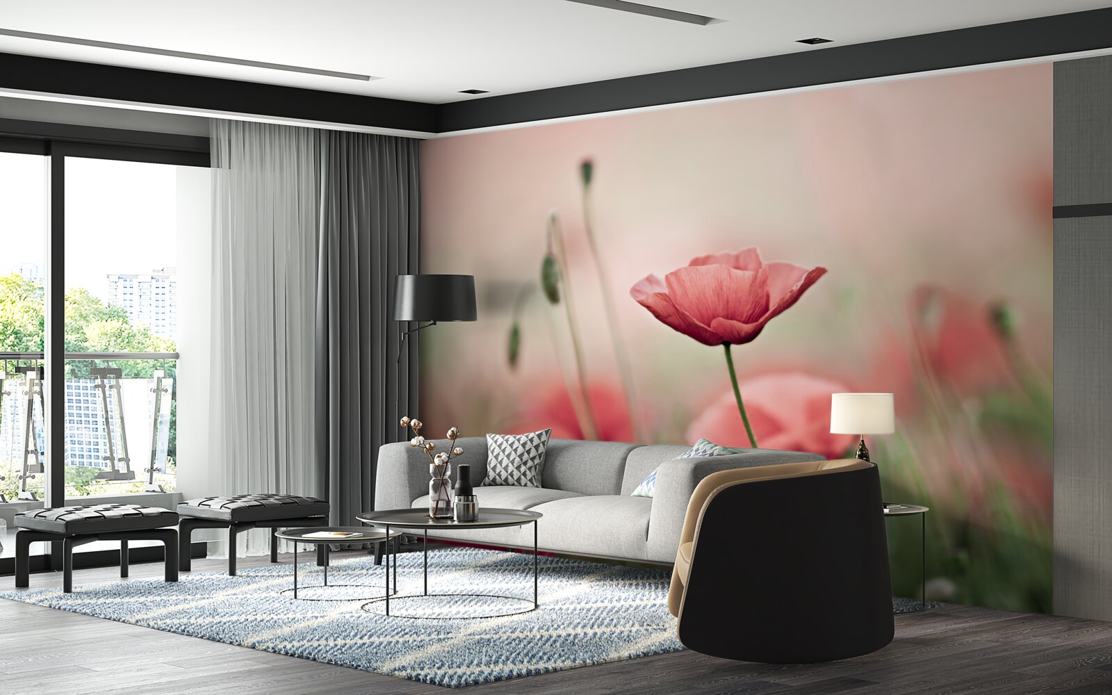 Fototapet maci solitari și vulnerabili