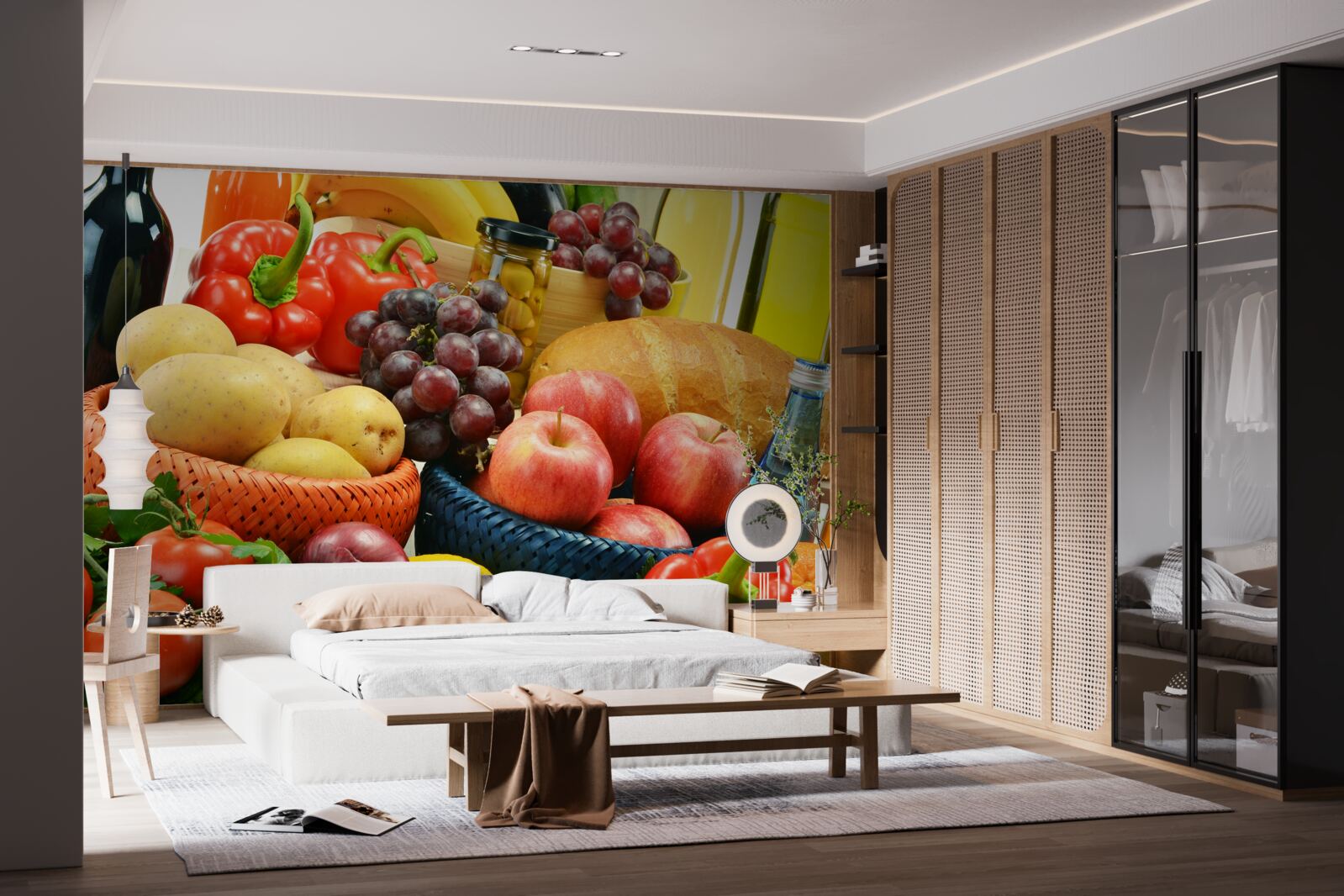 Fototapet o dietă bine alcătuită ar trebui să fie pe masă