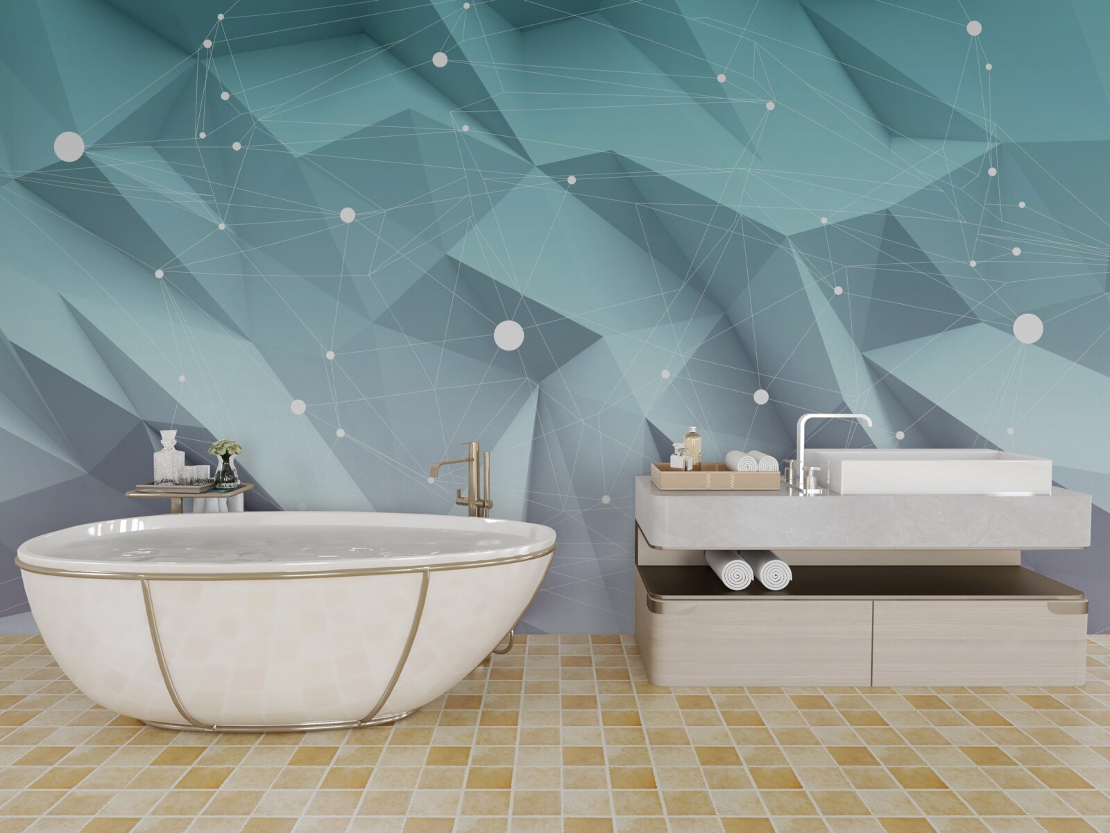 Fototapet forme gradient