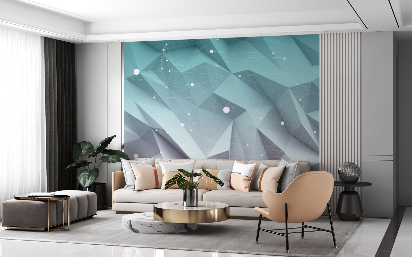 Fototapet forme gradient