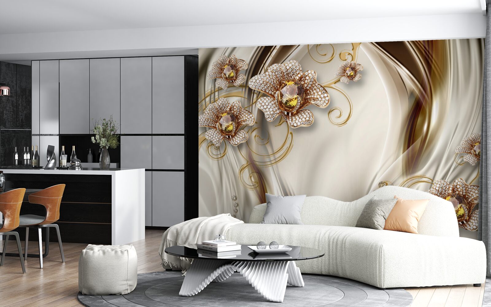 Fototapet plante de piatră