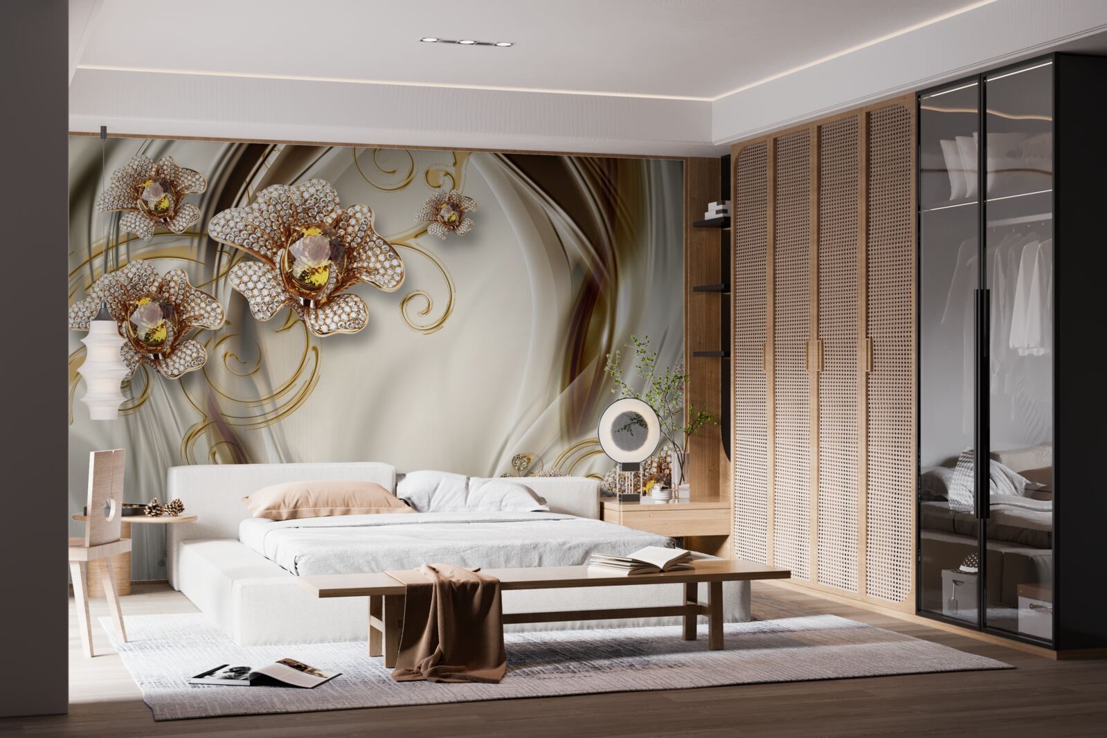 Fototapet plante de piatră