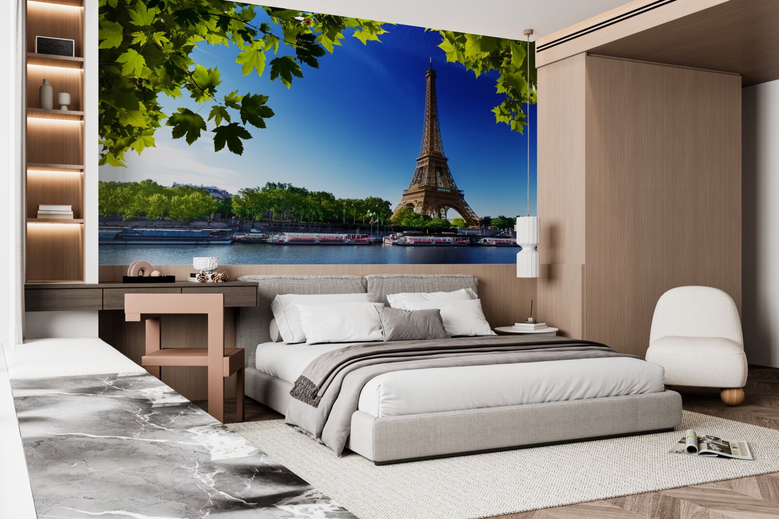 Fototapet paris primăvara