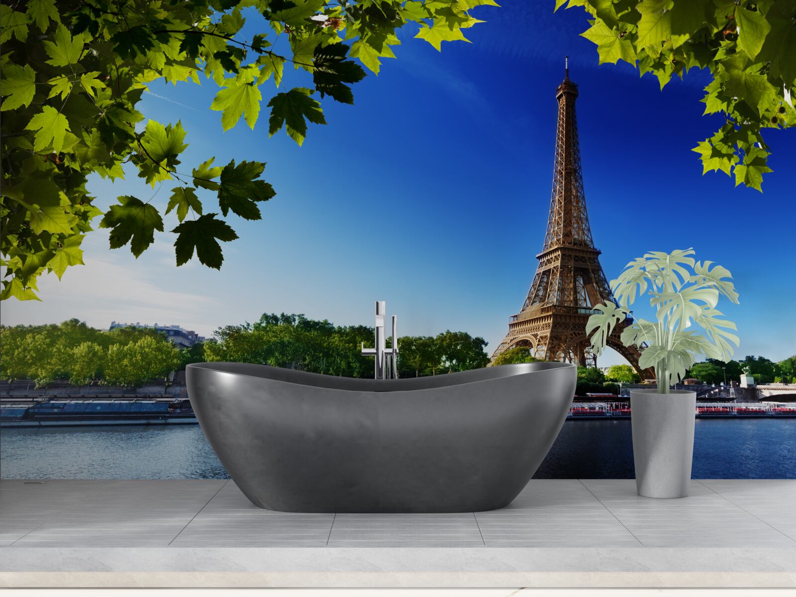 Fototapet paris primăvara