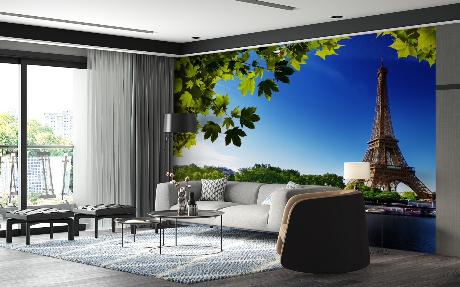 Fototapet paris primăvara