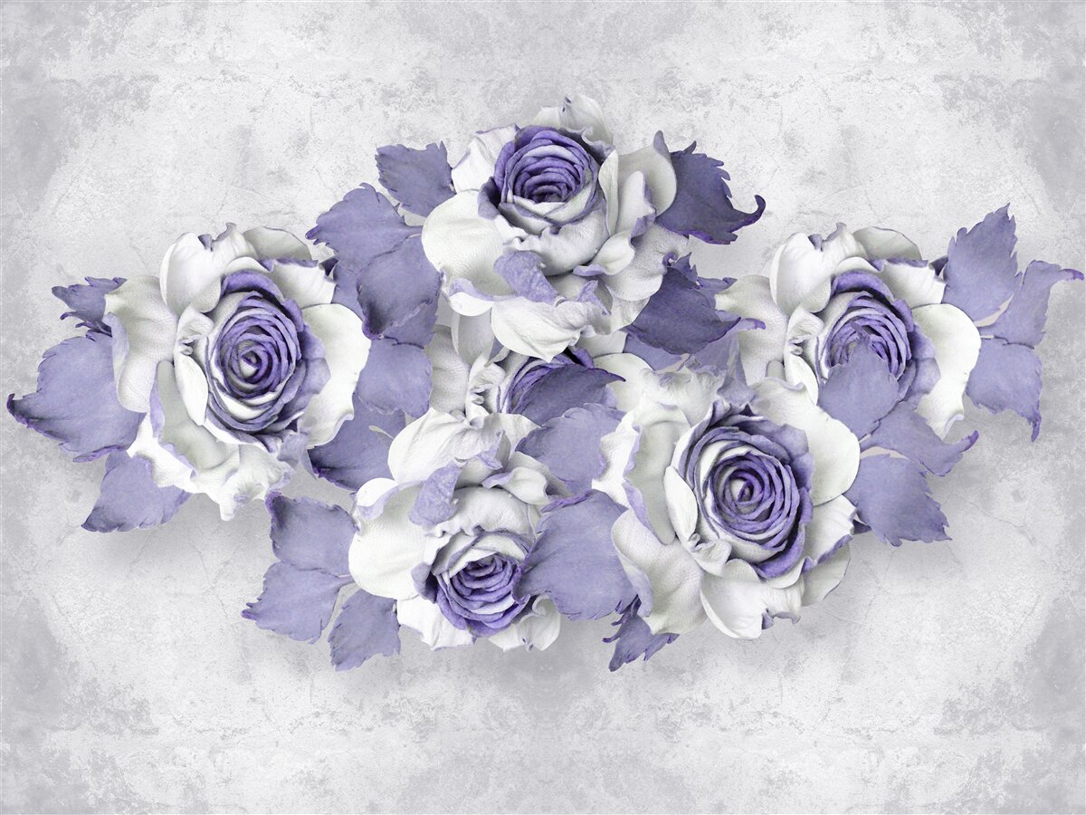 Fototapet decor floral liliac